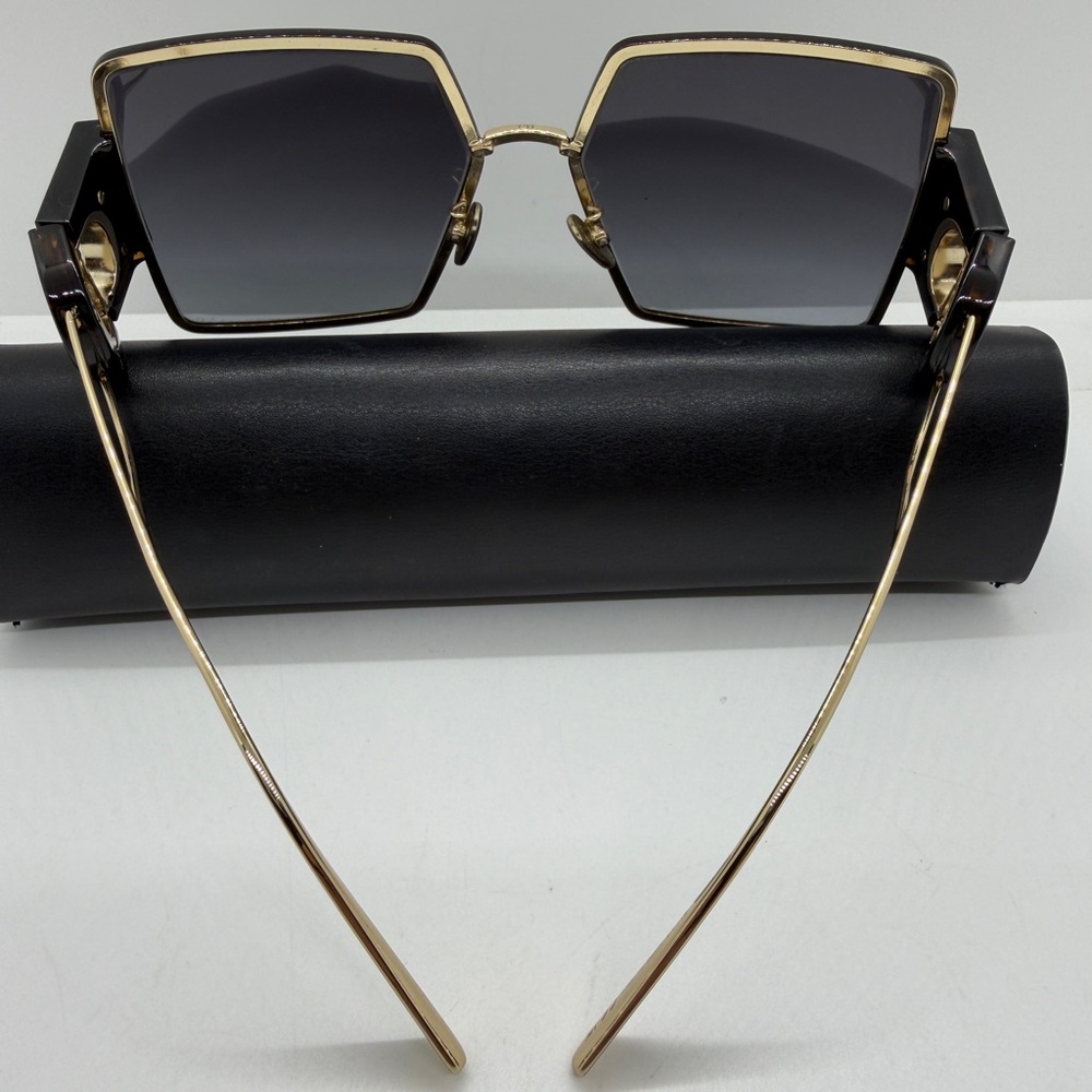 Authentic Christian Dior 30Montaigne SU 58MM Sunglasses Gold - Picture 5 of 10